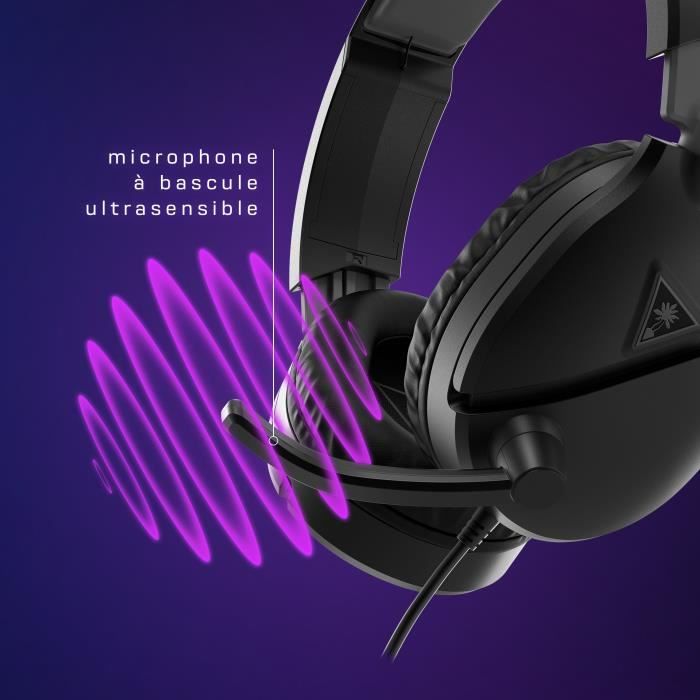 Multi-platform gaming headset - TURTLE BEACH - Recon 70P - Black
