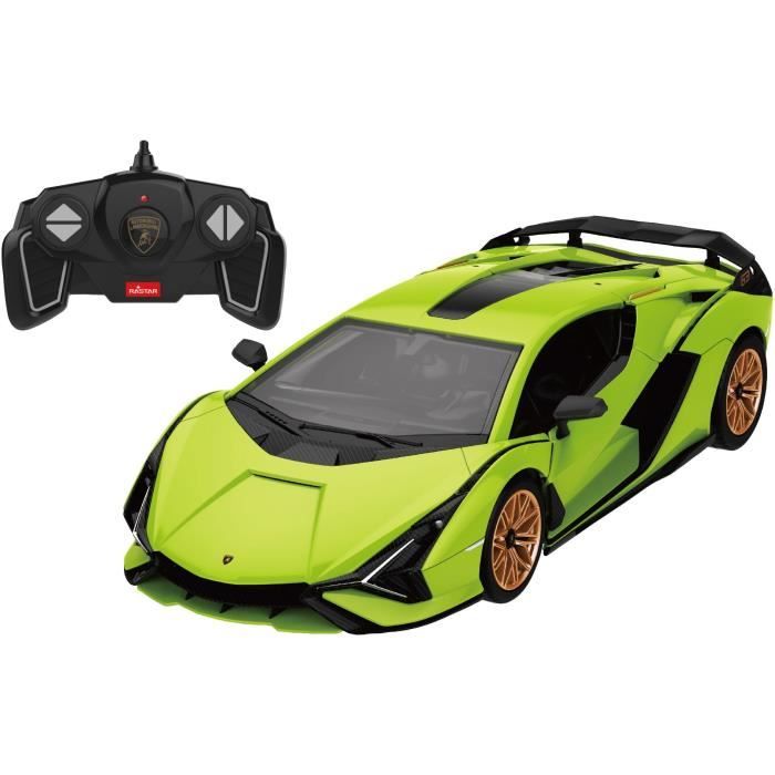 Lamborghini Sian Assembly Kit - TURBO CHALLENGE - Remote Control Car - Green - 1/18