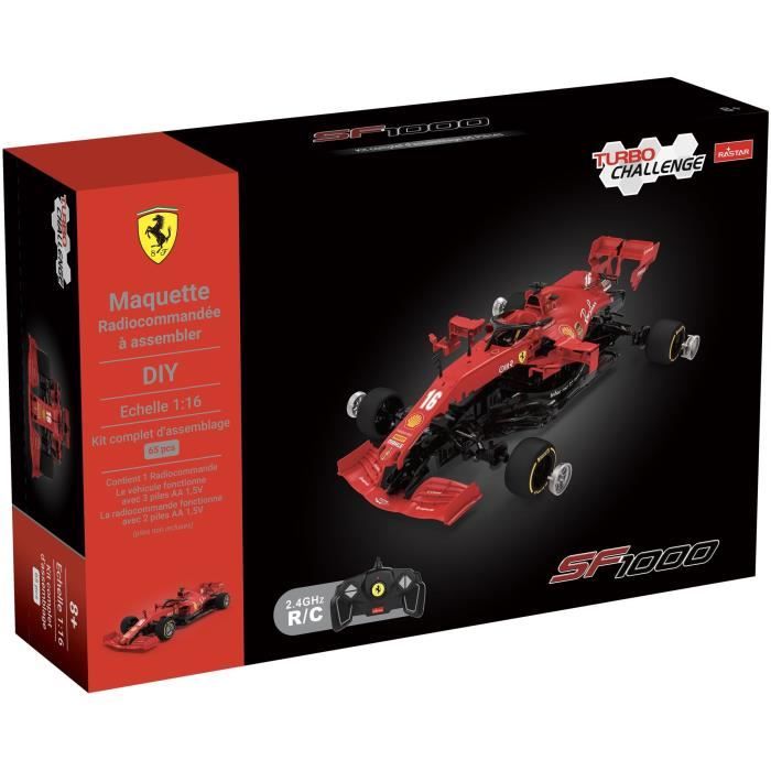 Ferrari SF 1000 Assembly Kit - TURBO CHALLENGE - Remote Control Car - Red - 1/16