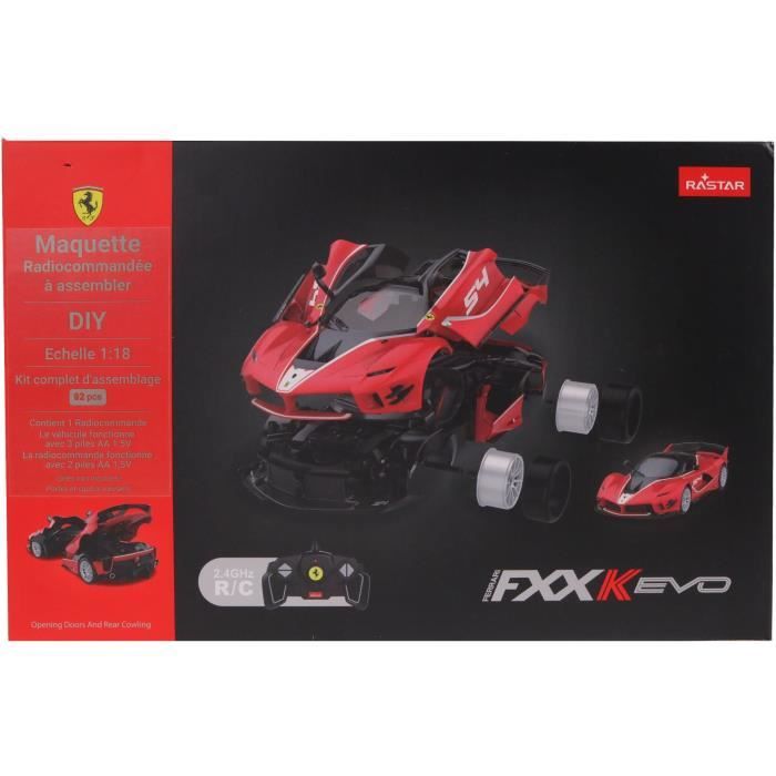 Ferrari FXX K Evo Assembly Kit - TURBO CHALLENGE - Remote Control Car - Red - 1/18