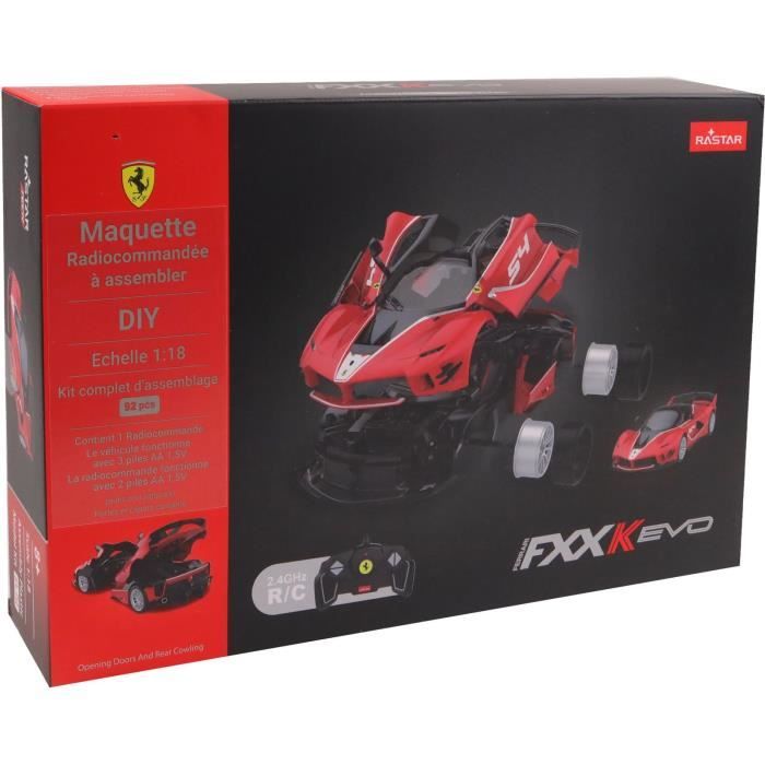 Ferrari FXX K Evo Assembly Kit - TURBO CHALLENGE - Remote Control Car - Red - 1/18