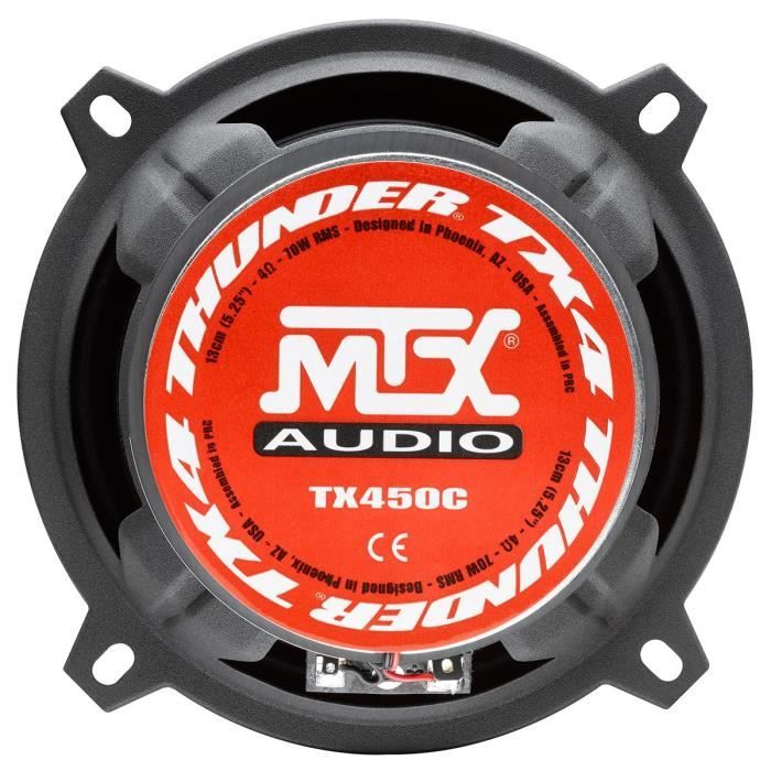 MTX TX450C 2-Way Coaxial Speakers - 13cm - 70W