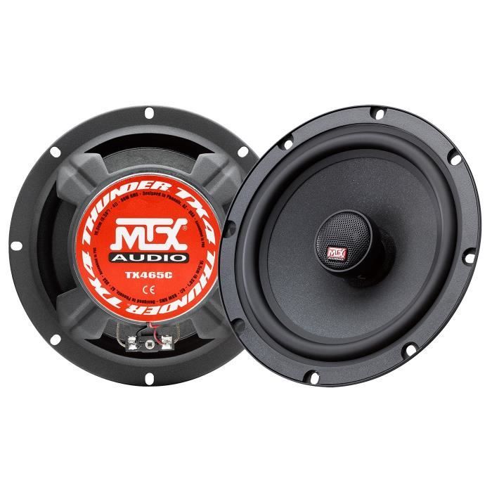 MTX TX465C 2-Way Coaxial Speakers - 16.5cm - 80W