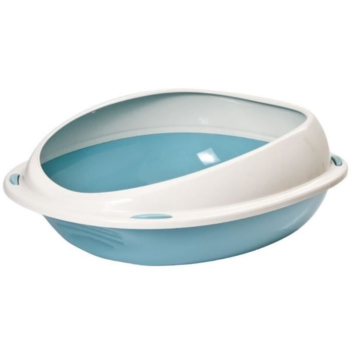 AIME Oval litter box - With removable lip - For cat