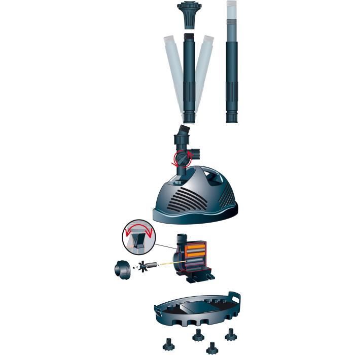 ELIMAX 4000 Pond pump for games and water jets 4100l / h