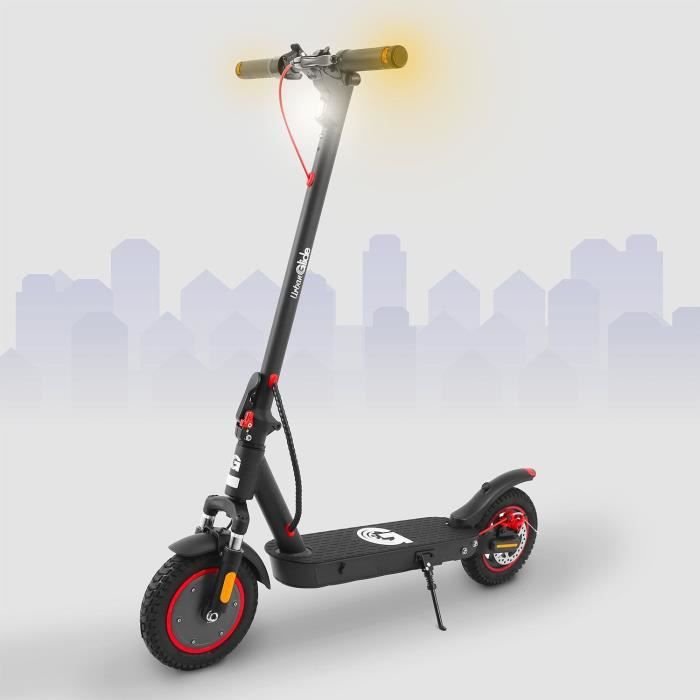 Foldable electric scooter - URBANGLIDE - 100 MAX - 350W - 10 wheels - Adult - Black
