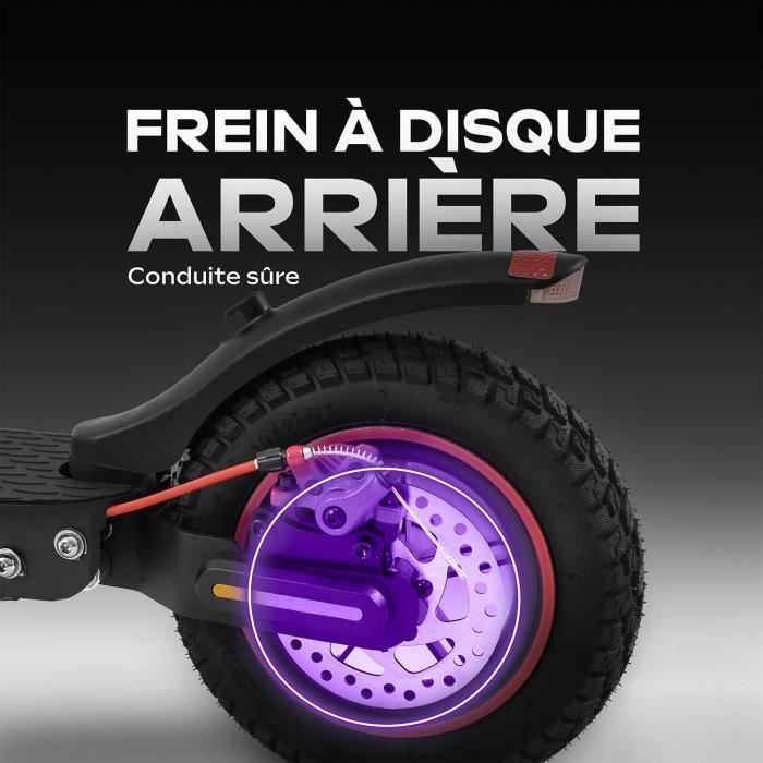 Foldable electric scooter - URBANGLIDE - 100 MAX - 350W - 10 wheels - Adult - Black