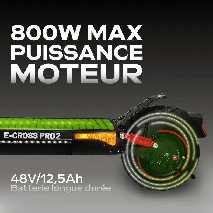 All-terrain electric scooter - URBANGLIDE - ECROSS PRO 2 - 10 - 48V - 800 W - 13Ah - Range 50KM