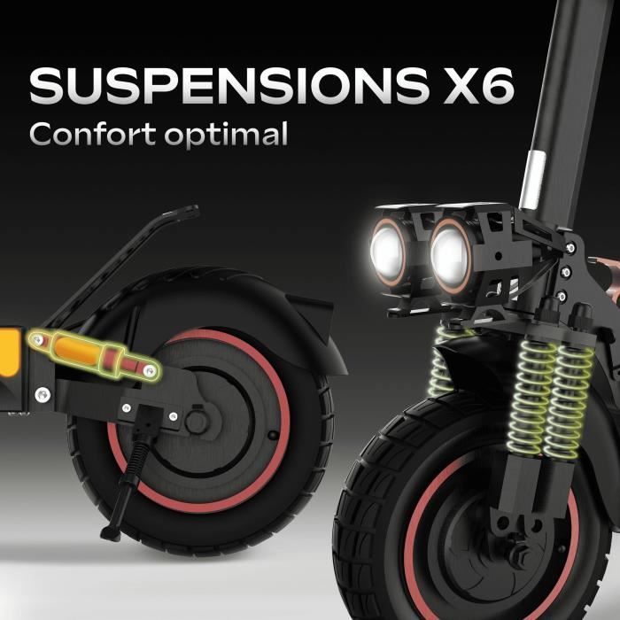 All-terrain electric scooter - URBANGLIDE - ECROSS PRO BOOST 2 - 10 - 48V - 1600 W Dual motor - 13Ah - 50KM range