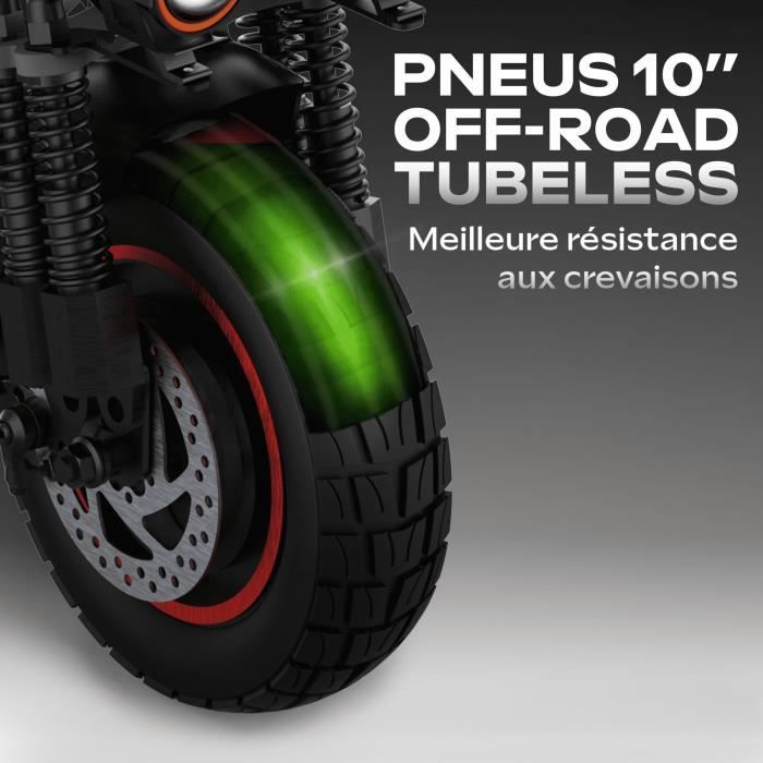 All-terrain electric scooter - URBANGLIDE - ECROSS PRO BOOST 2 - 10 - 48V - 1600 W Dual motor - 13Ah - 50KM range
