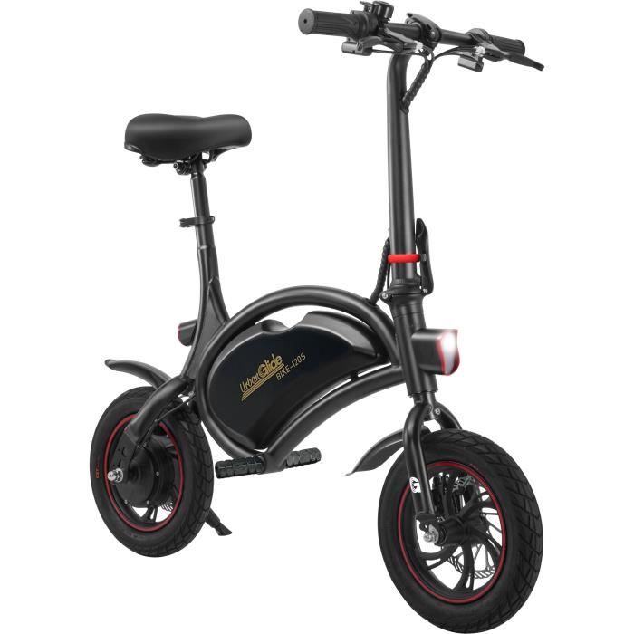 Electric balance bike - URBANGLIDE - BIKE 120S - 350 W - 12'' - Adult - Foldable - Black