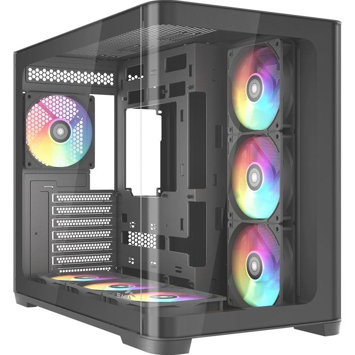 Boîtier PC - SAMA - V60 - Noir - Cube - Format ATX