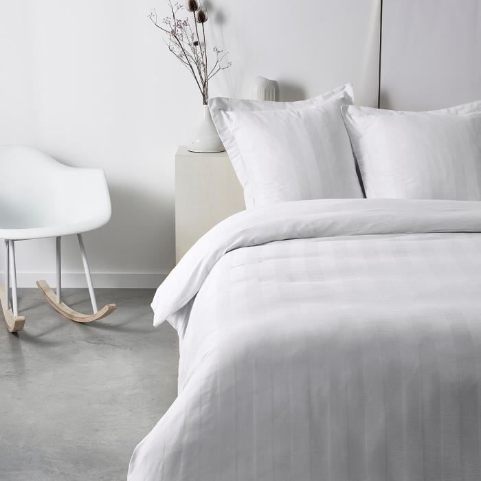 TODAY PRESTIGE TODAY BLATE - 240 x 260 cm - 2 people - 100% cotton satin - chalk