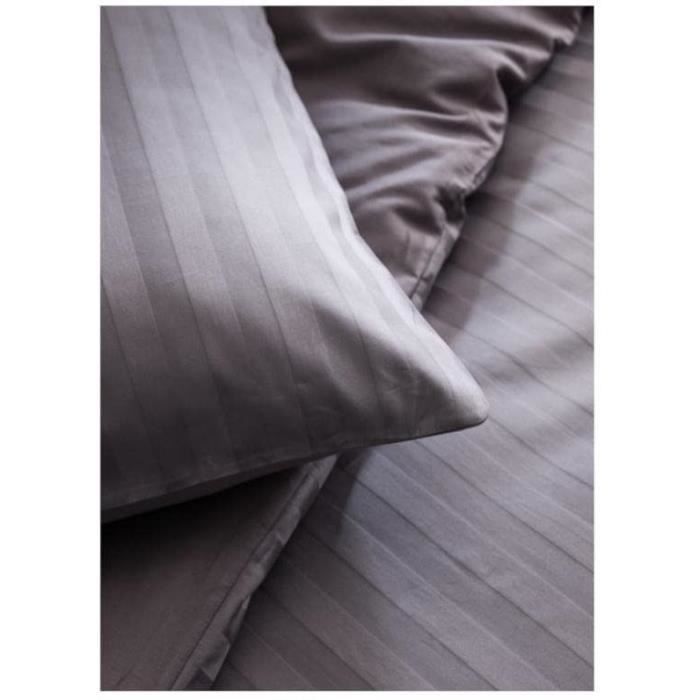 TODAY PRESTIGE TODAY BLATE - 240 x 260 cm - 2 people - 100% cotton satin - charcoal