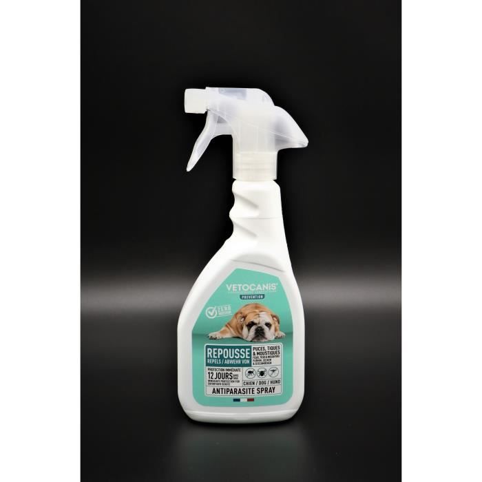 Vetocanis Anti-Puaces, Anti-Tiques and Anti-Mosquitoes-For Dog-500 ml