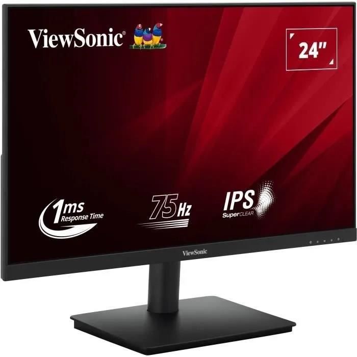 PC screen - VIEWSONIC - VA240-H-2 - 24 FHD - IPS panel - 1 ms - 75 Hz - HDMI / VGA