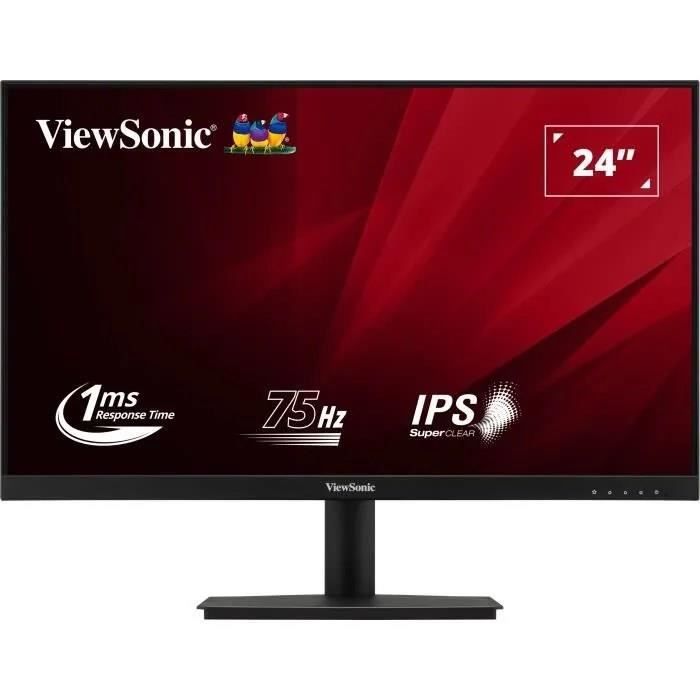 PC screen - VIEWSONIC - VA240-H-2 - 24 FHD - IPS panel - 1 ms - 75 Hz - HDMI / VGA