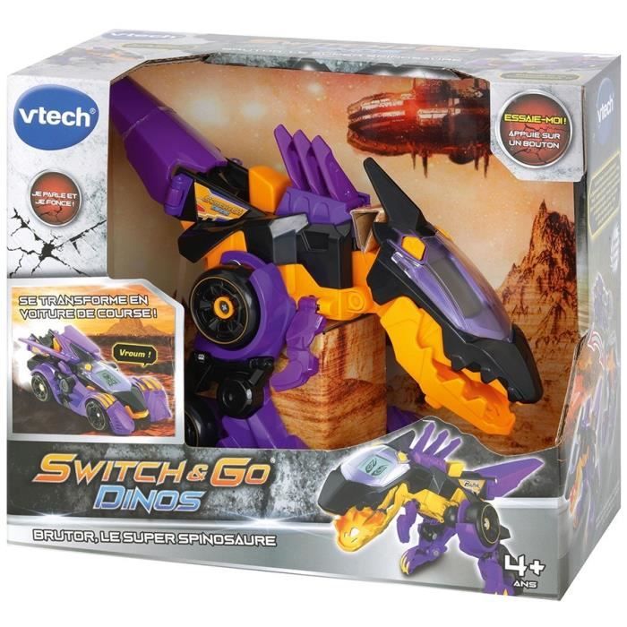 Dinos Switch & Go - Brutor Super Spinosaure (Racing Car)