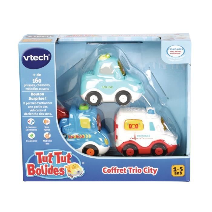 Tut Tut Bolides - City Trio Box (Sedan + Tow Truck + Ambulance)