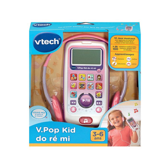 Vtech - V.Pod Kid Do, D, Mi pink - 3 - 6 years