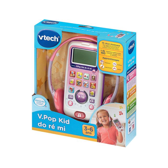 Vtech - V.Pod Kid Do, D, Mi pink - 3 - 6 years