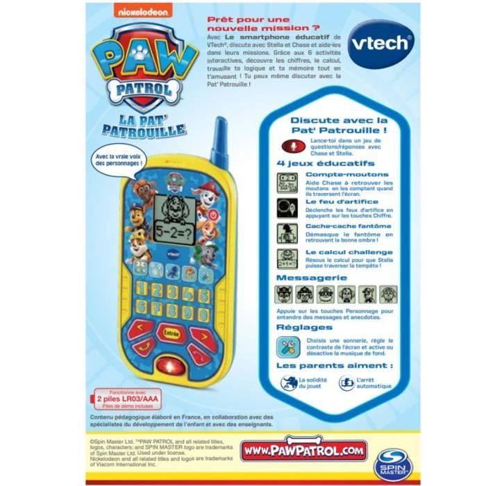 VTECH - PAW PATROL - The Educational Smartphone - Blue