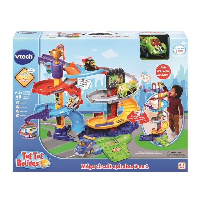 Vtech - Tut Tut Bolides - 2 in 1 spiral mega circuit (+ titouan, crazy about the wheel)