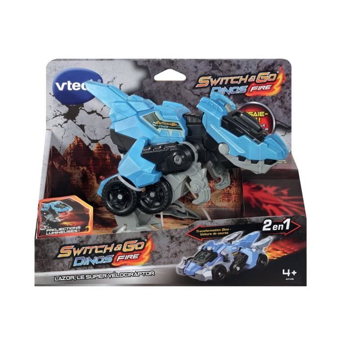 VTECH Switch & Go Dinos Fire - Lazor, The Super Velociraptor