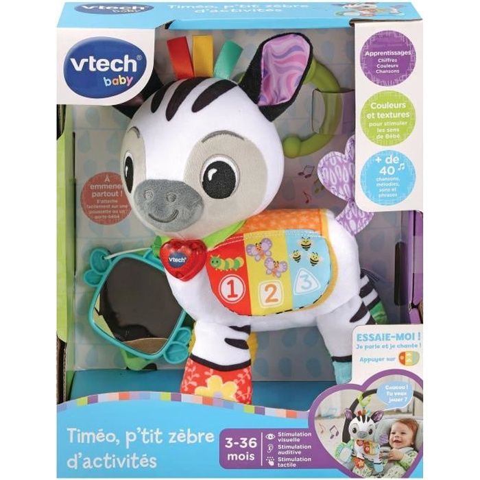 VTECH BABY - Timéo, P'tit zebre de Activities