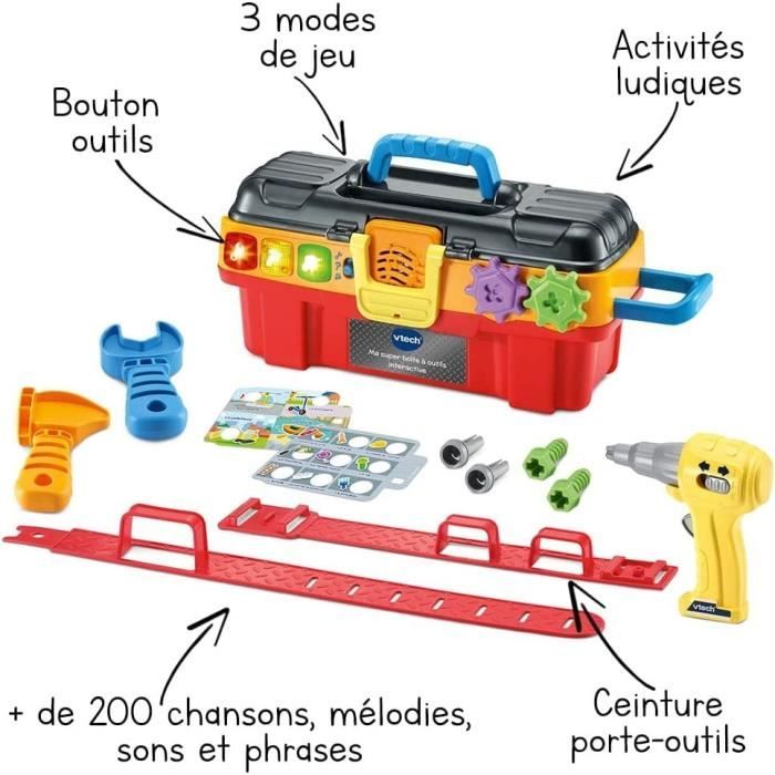 VTECH - 1,2,3 Imitate Me - My Great Interactive Toolbox - Children's Imitation Toy