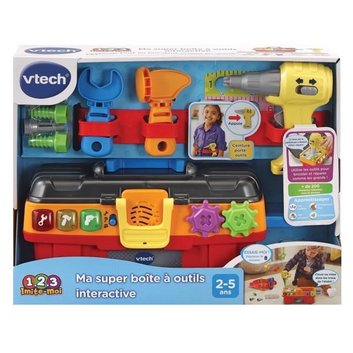VTECH - 1,2,3 Imitate Me - My Great Interactive Toolbox - Children's Imitation Toy