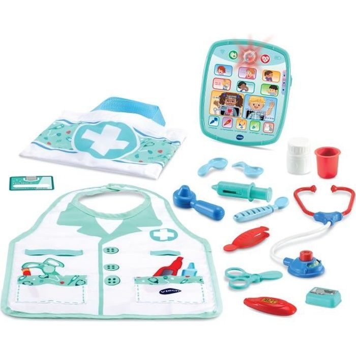VTECH - 1,2,3 Imitate Me - Electronic Doctor Apprentice Kit - Kids Pretend Toy