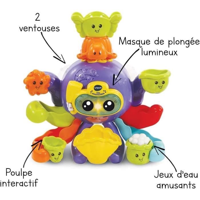 VTECH BABY - Bath Toy - Polo, My Funny Octopus