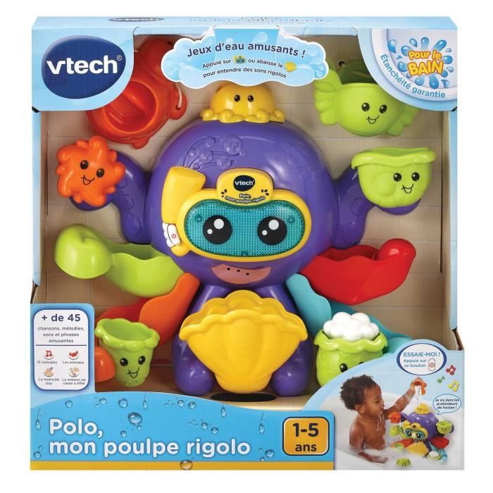 VTECH BABY - Bath Toy - Polo, My Funny Octopus