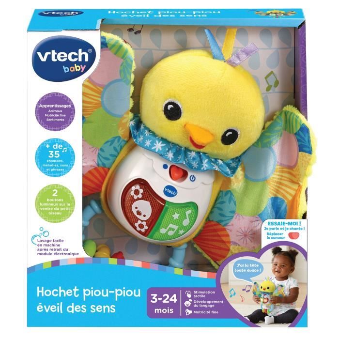 VTECH BABY - HOCHET PIOU -PIOU AWAY OF SENS