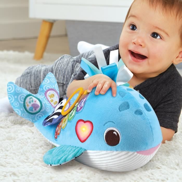 VTECH OCÉANE, MY MUSICAL WHALE (RECYCLED PLASTIC BOTTLES)