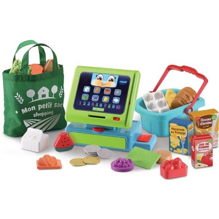 VTECH - 1,2,3 Imitate Me - Maxi Shopping Interactive Cash Register - Children's Imitation Toy