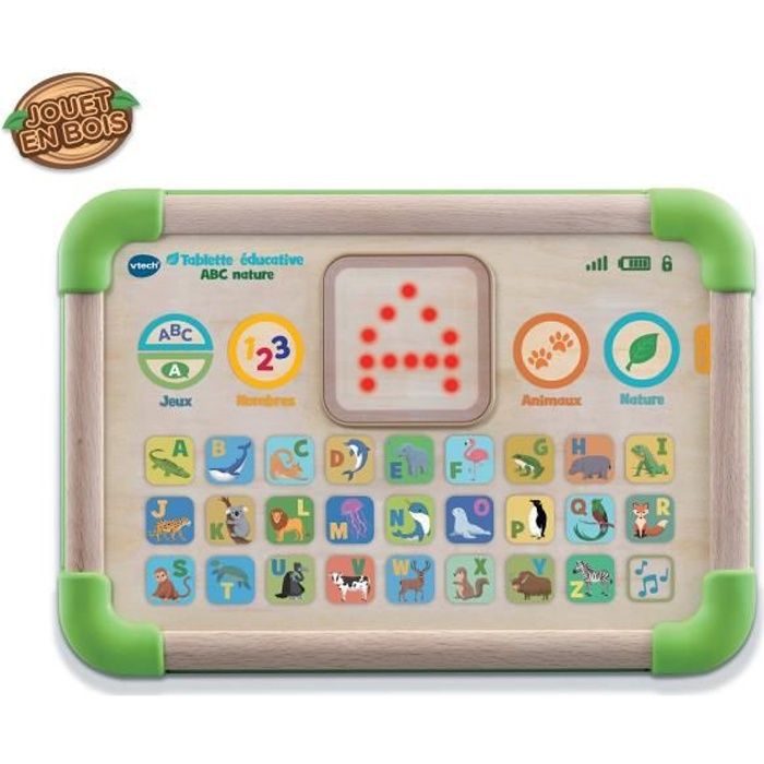 VTECH BABY - Educational ABC Nature Tablet - FSC Wood Toy