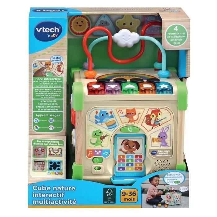 VTECH CUBE NATURE INTERACTIVE MULTIACTIVITY (TOY WITH FSC CERTIFIED WOOD PART)