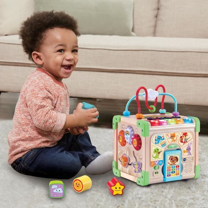 VTECH CUBE NATURE INTERACTIVE MULTIACTIVITY (TOY WITH FSC CERTIFIED WOOD PART)