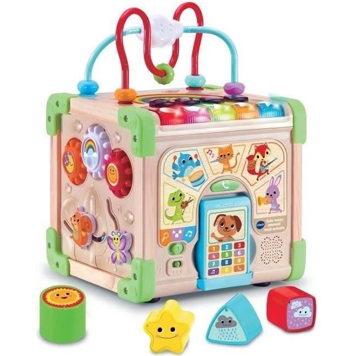 VTECH CUBE NATURE INTERACTIVE MULTIACTIVITY (TOY WITH FSC CERTIFIED WOOD PART)