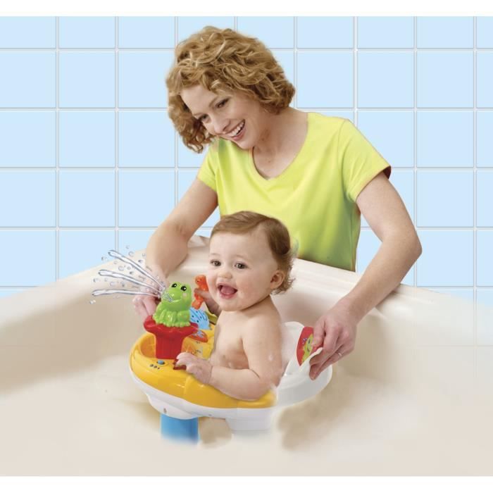 VTECH BABY - Super 2 in 1 Interactive Bath Seat - Bath Toy