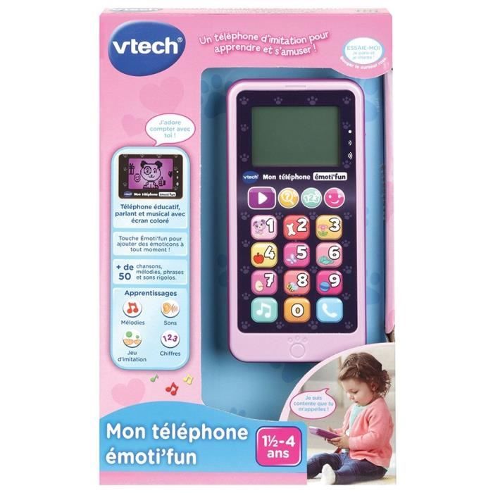 VTECH - Imitation Child Toy - My pink emoti'fun phone