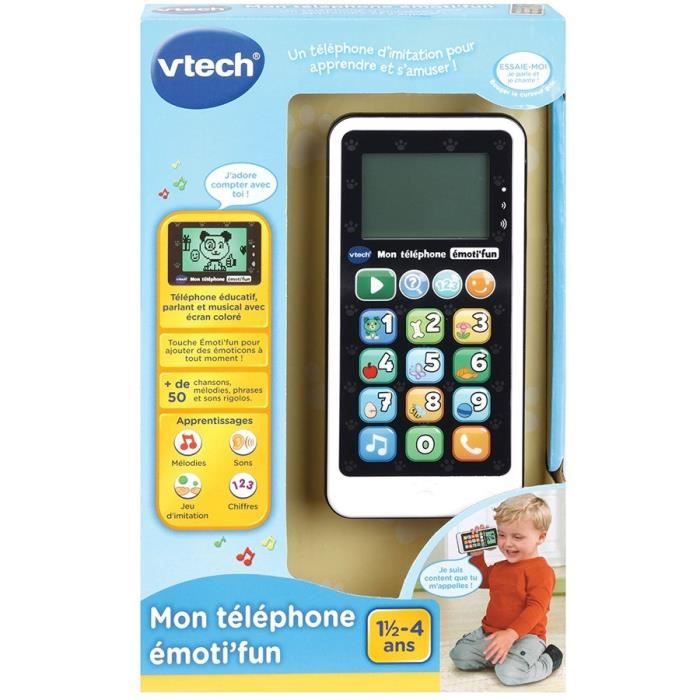 VTECH - Child Imitation Toy - My Emoti'fun Black & White Phone