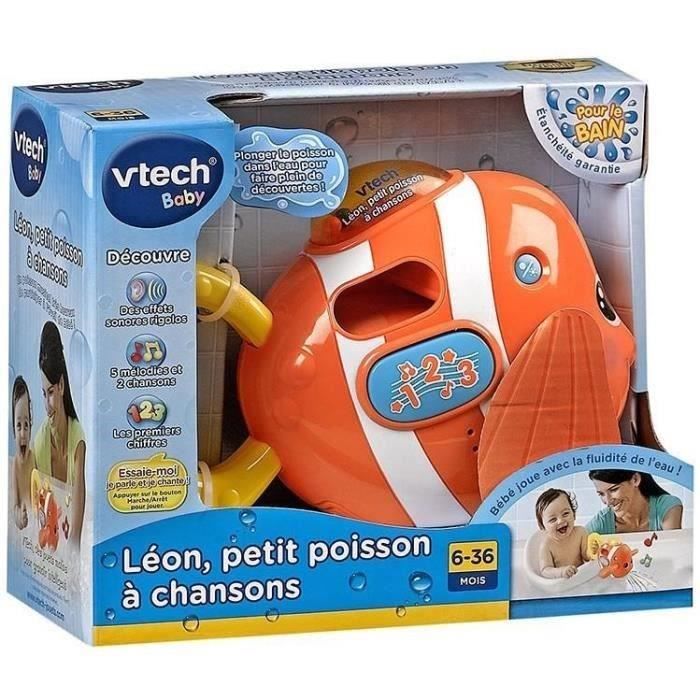 VTECH BABY - Bath Toy - Léon, little fish with songs