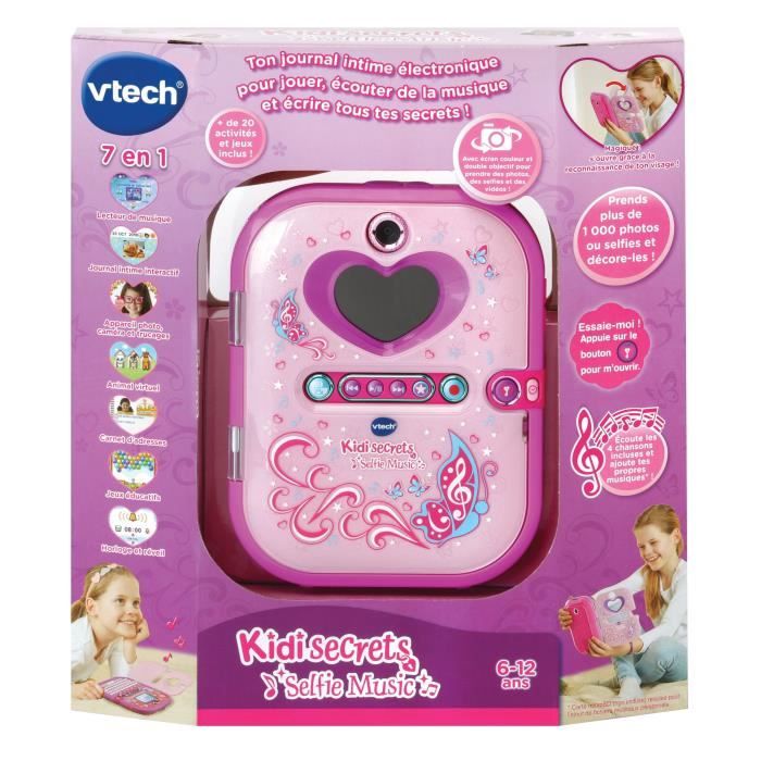 VTECH - Kidisecrets Selfie Music Rose - Musical Electronic Agenda