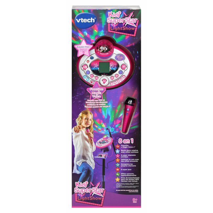 VTECH - Kidi Superstar Lightshow Pink - Microphone Karaoke