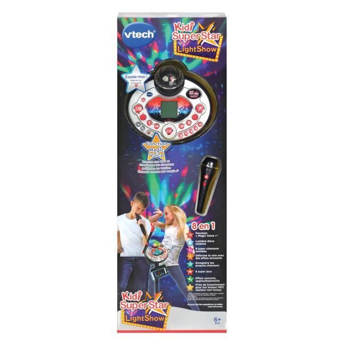 VTECH - Kidi Superstar Lightshow Black - Mic Karaoke