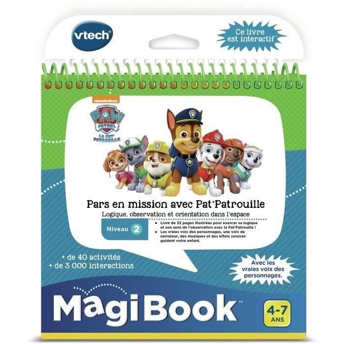 VTECH - Magibook Interactive Book - Go on a Mission with Pat 'Patrouille