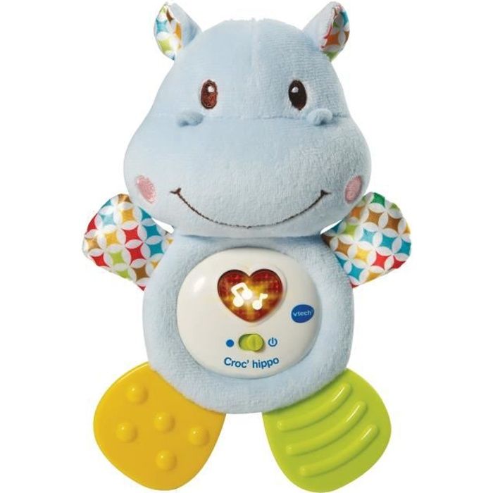 VTECH BABY - Rattle Croc'Hippo - Textured Plush